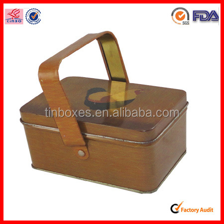 rectangle first-aid tin box