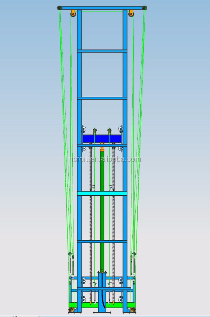 油圧伸縮垂直プラットフォーム7メートル電動リフトはしご仕入れ・メーカー・工場