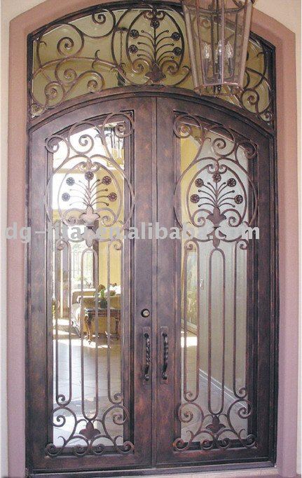 entrance door/ wrought iron decorative door