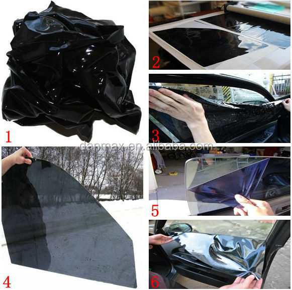 New Removable Nonglue Recycle Static Cling Car Silicone Window Tints
