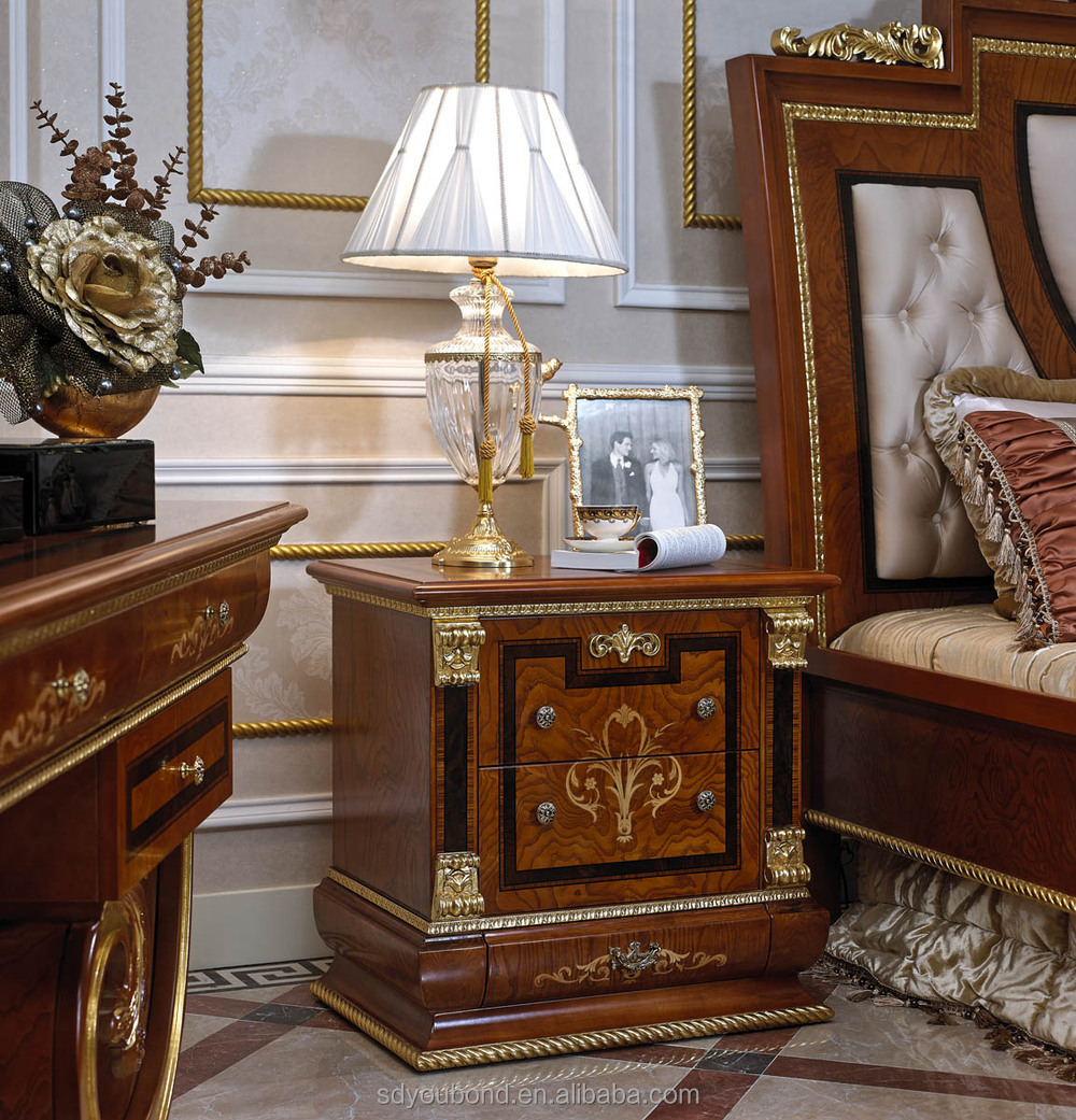 0038 europese klassieke massief houten slaapkamer meubilair, hoge ...