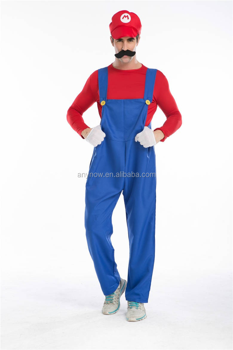 マリオとルイージスーパーマリオブラザーズはゲームプレイハロウィン男コスプレ衣装仕入れ・メーカー・工場