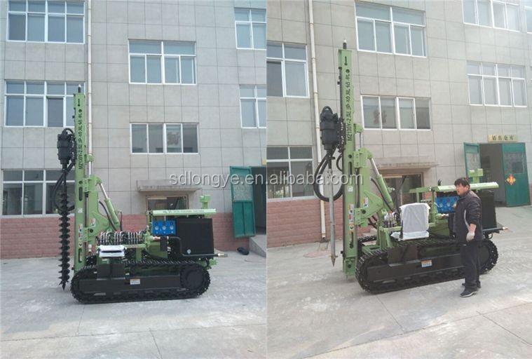 MZ130Y-2 ground screw pile drilling rig, pile driver091.jpg