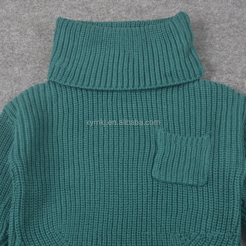 品質のファッションの子供たちのセーターセーターピュアhighneck綿仕入れ・メーカー・工場