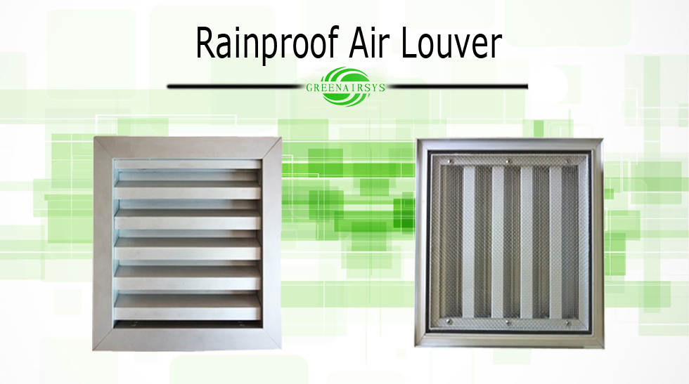 Hvac System Exterior Waterproof Aluminium Fresh Air Louver Buy Air