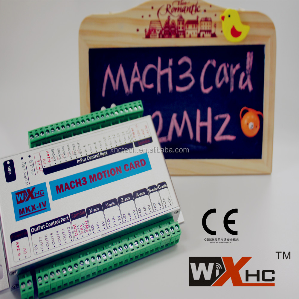 Xhc ブランド mach3 usb モーション コントロール カード cnc 4軸ブレークアウト基板モーション コントローラ用フライス盤仕入れ・メーカー・工場