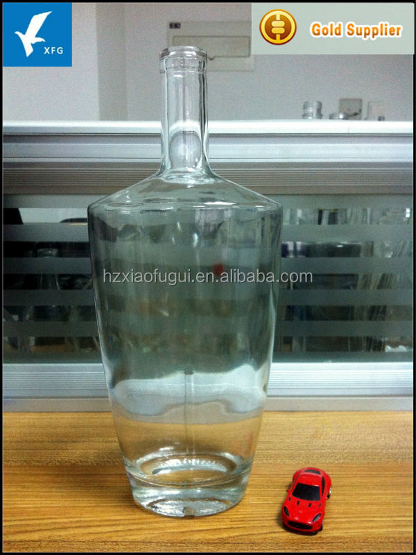 factory made 700ml,750ml crystal high flint xo glass wine bottles with different design
