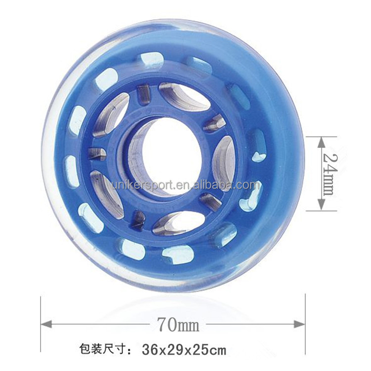 70mm*24mm、 puの車輪、 プロのインラインスケートの車輪問屋・仕入れ・卸・卸売り