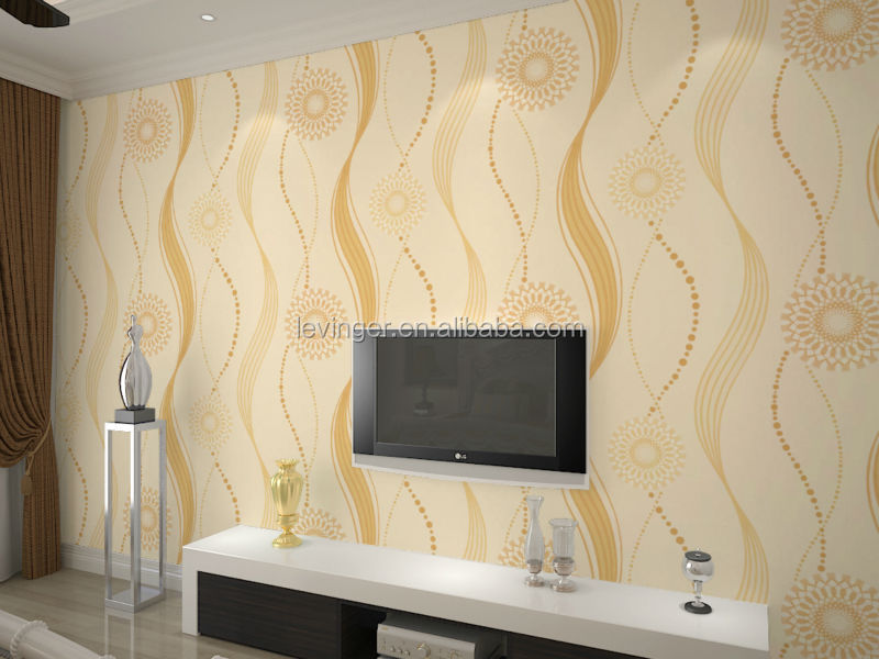 Levinger 3d pvc decorativi a righe carta da parati stile moderno ...