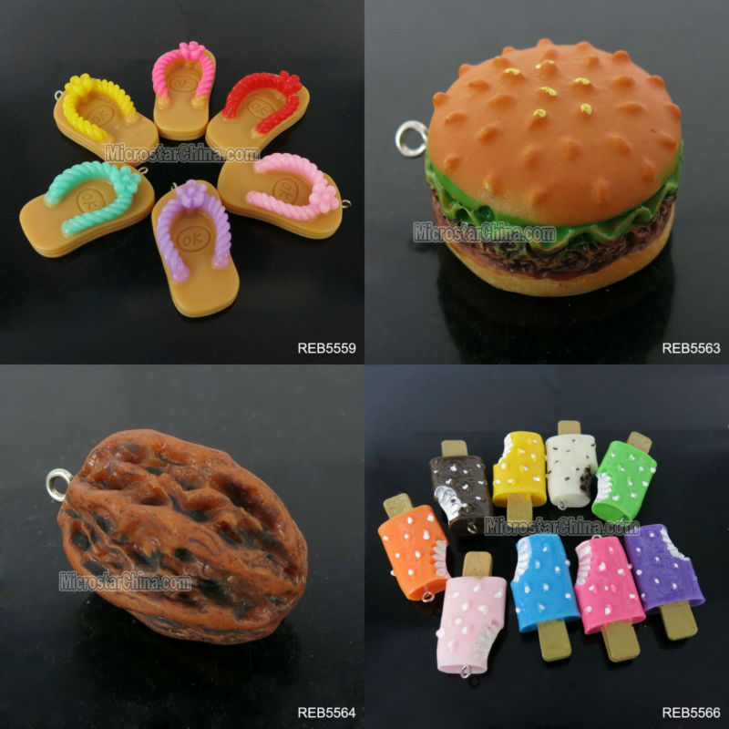 Popular realistic simulation artifical resin lollipop pendant