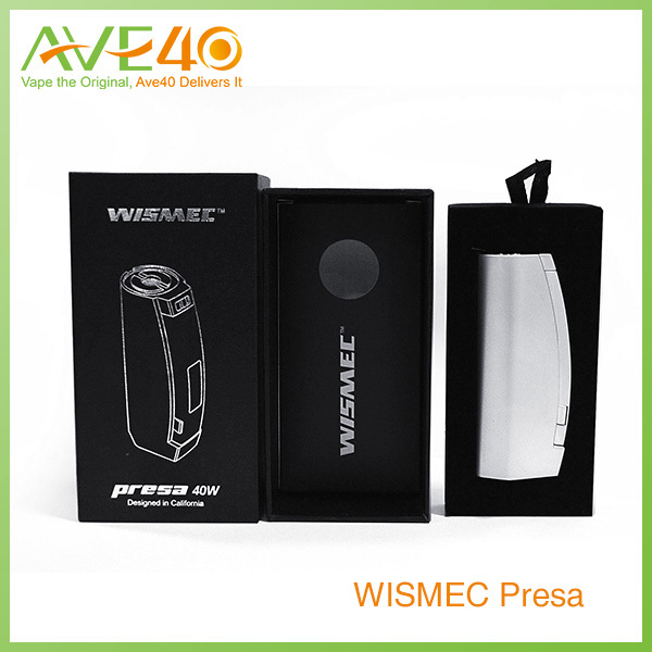 WISMEC Presa 40W 2600mAh MOD VV VW Battery Temperature Control 2015 New Vape Mod Wismec