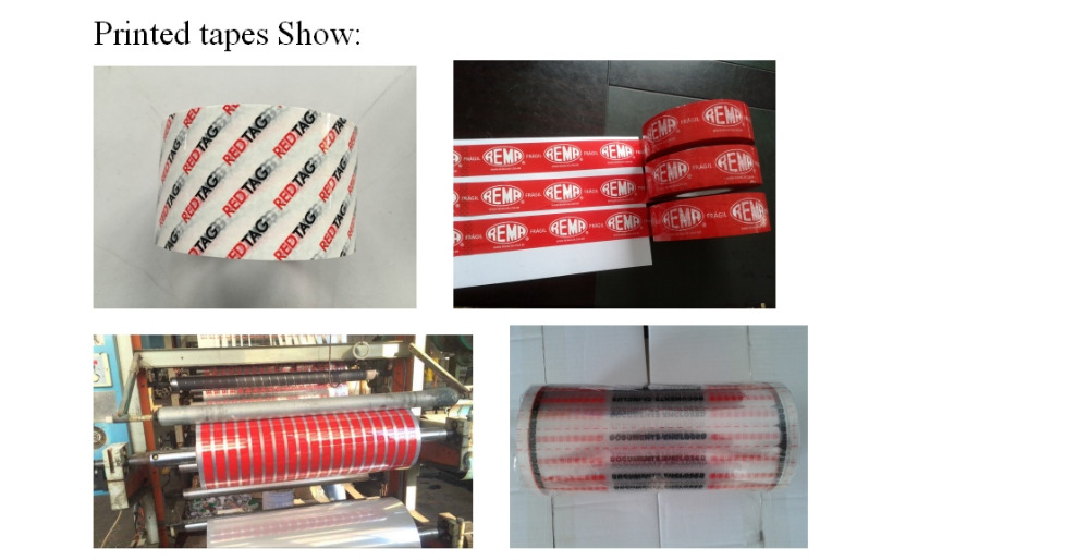 高品質の熱い販売顧客は、 印刷されたbopp包装シールロゴテープ仕入れ・メーカー・工場