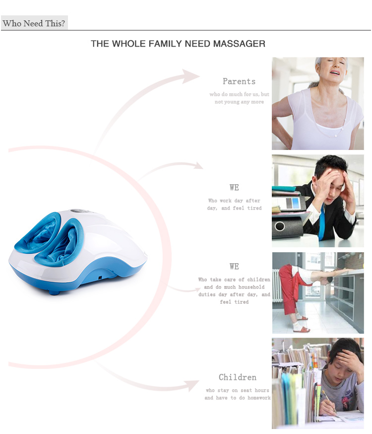 2014 New Comfortable Shiatsu Foot Massager with Infrared Heat