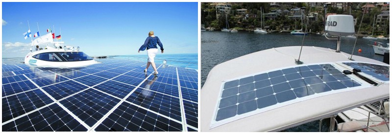 semi flexible solar panel