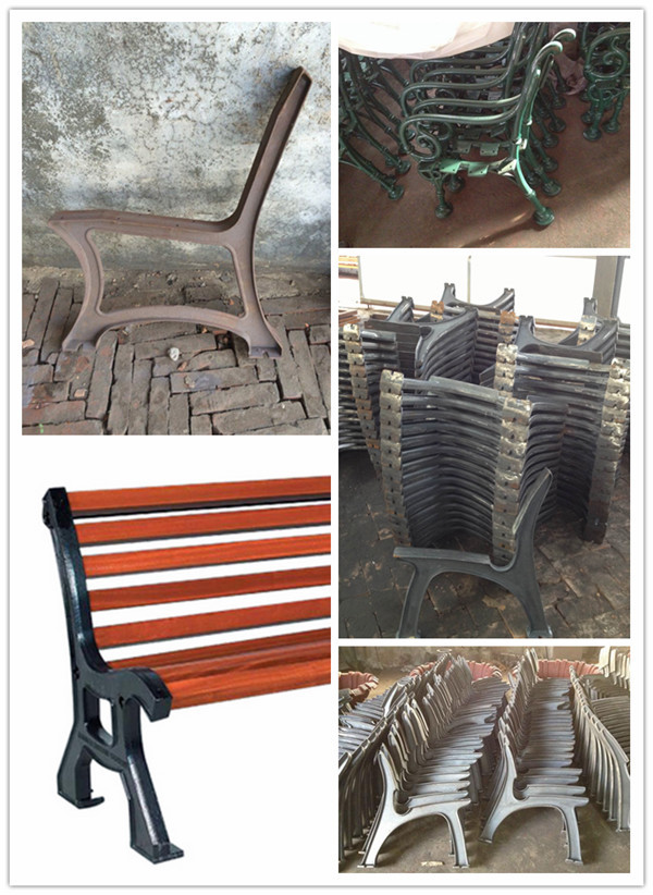 熱い販売の庭のベンチ/鋳鉄ベンチ付き脚木のスレート仕入れ・メーカー・工場
