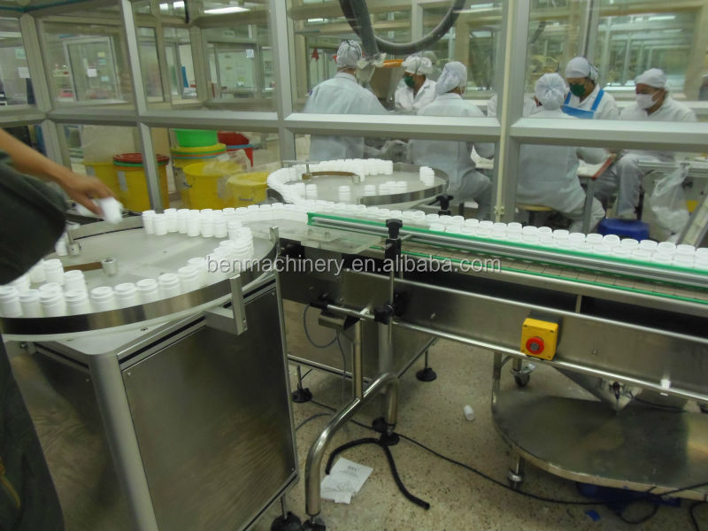 Chewing Gums Filling Capping Labeling Production Line