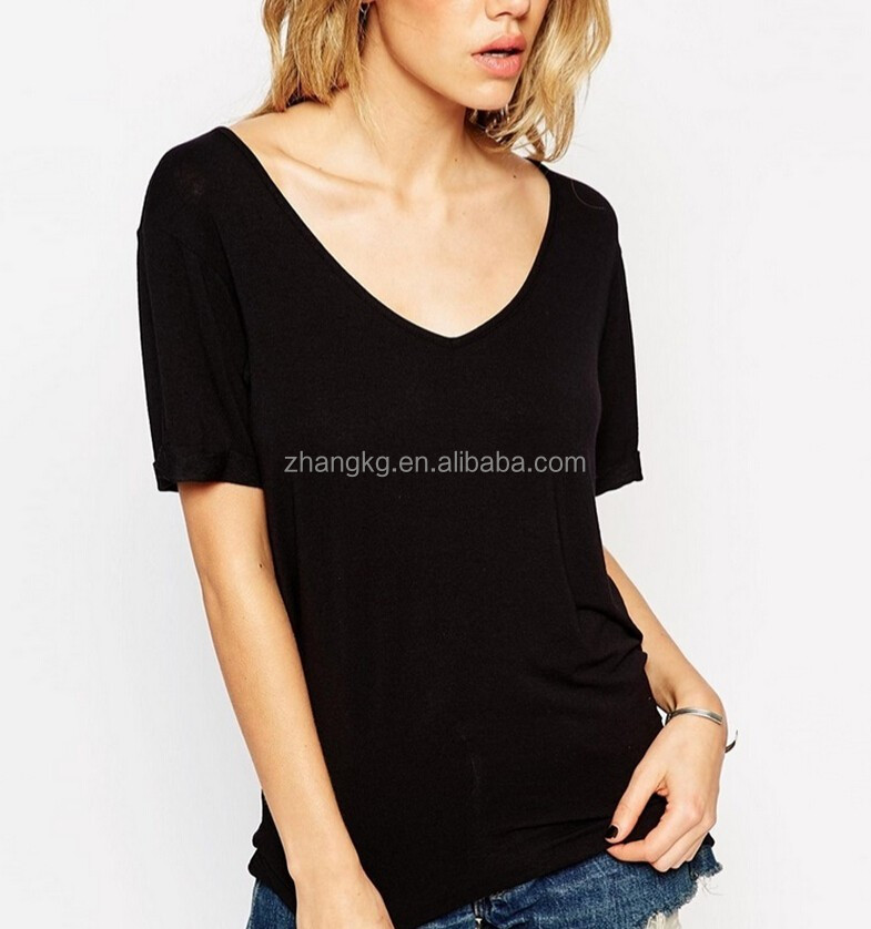 women's tee shirts cotton spandex