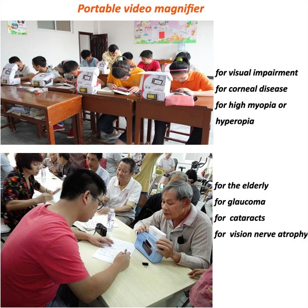 読書援助顕微鏡7インチポータブルビデオ倍率のための視覚障害者仕入れ・メーカー・工場
