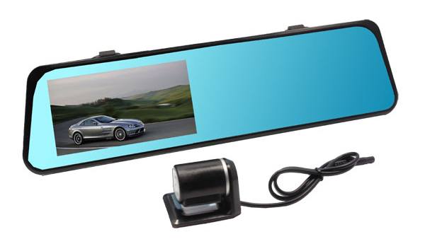 4.3インチ720pのgps車dvrバックミラーカメラを逆にすると問屋・仕入れ・卸・卸売り