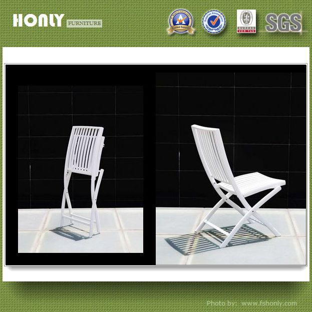 Wholesale outdoor metal tube folding chairs white aluminum folding chairs