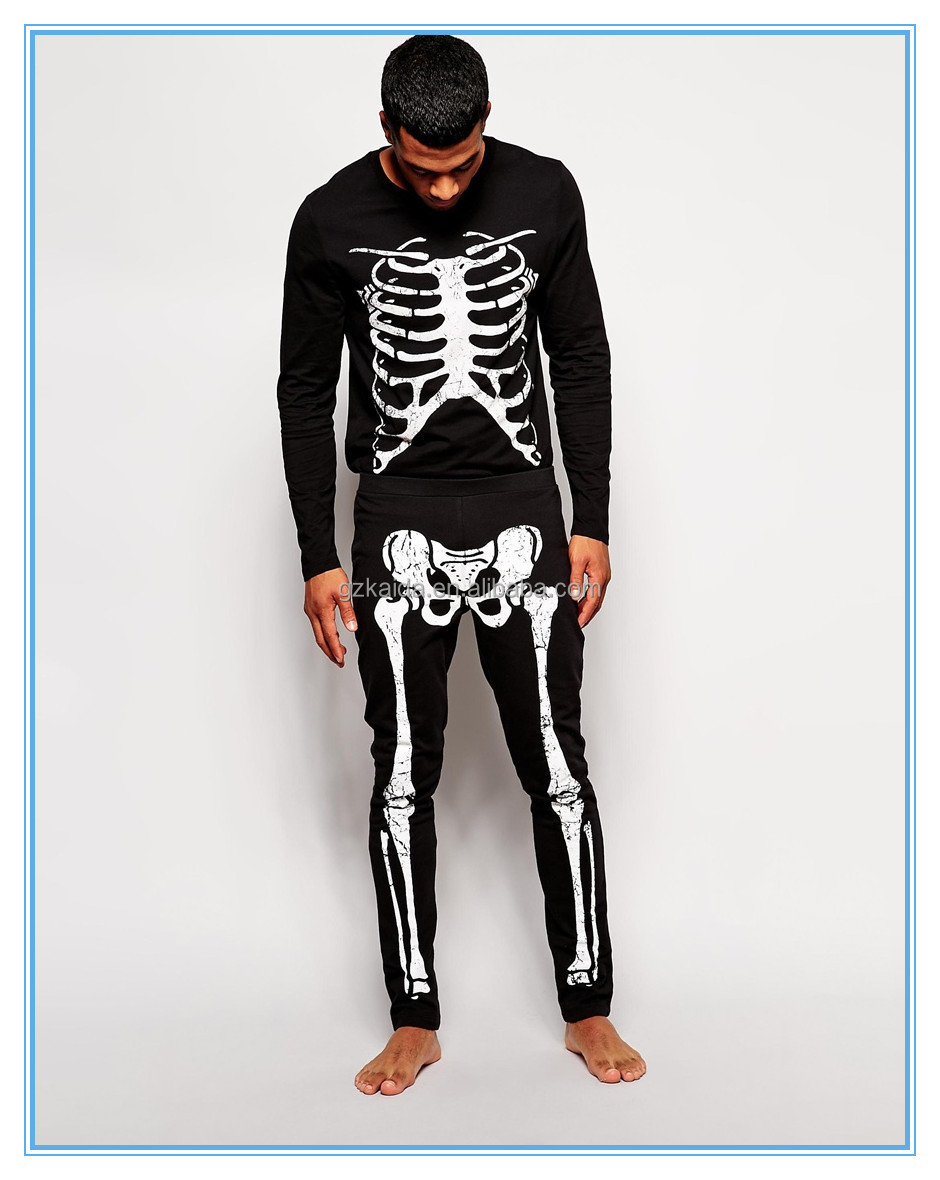 skeleton hoodie and sweatpants