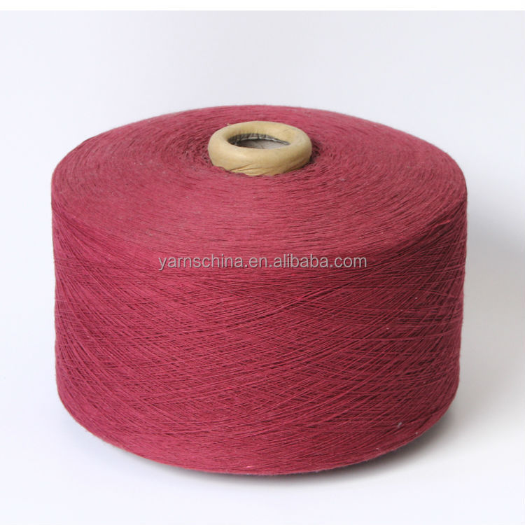 茶色の色オープンエンド技術身分証明書綿染め糸が編みテリータオルの糸問屋・仕入れ・卸・卸売り
