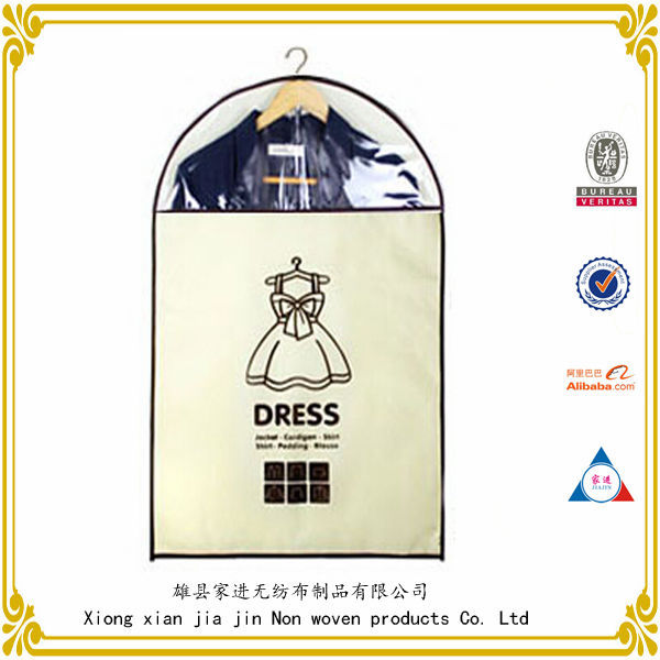 2015ホット販売明確な不織布の衣装のスーツバッグ仕入れ・メーカー・工場