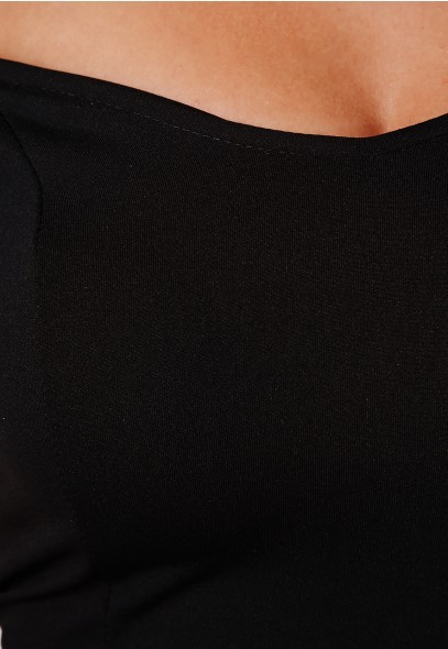 oem夏のマキシドレスの袖黒綿レディーストップデザイン仕入れ・メーカー・工場