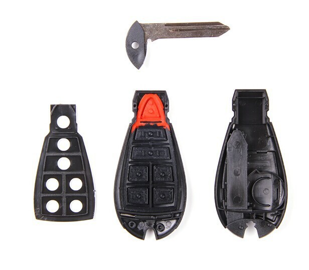 NEW-REPLACEMENT-Shell-Smart-Remote-Key-Housing-Fobik-Case-4-1-Button-Keyless-Entry-Fob-for