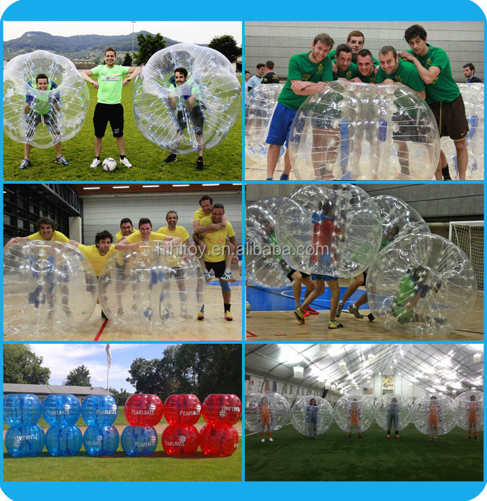 Free repair kits 0.8mm PVC or TPU bubble soccer ball, bubble football soccer,China Happy Island