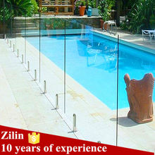 Zilin Frameless Tempered Glass Pool Fence Panel price