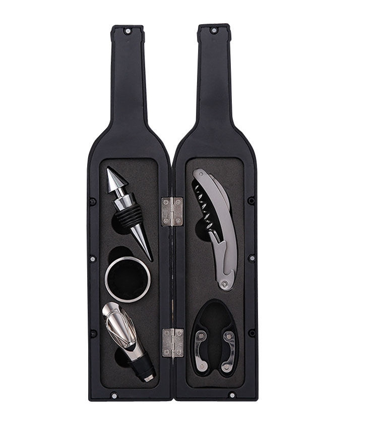 Promotional items Birthday gifts wine opener set bottle shaped bottle opener sets