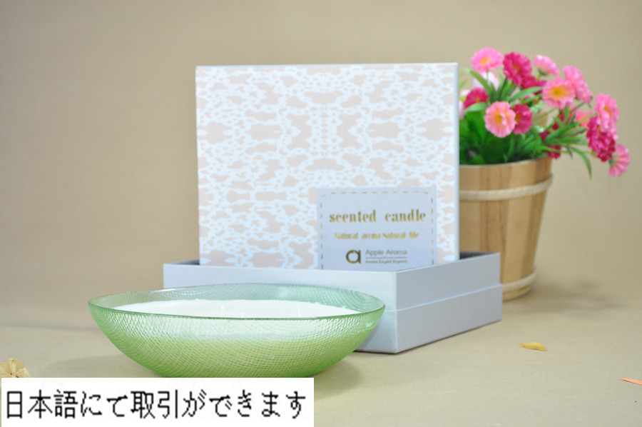 新しいデザイナー 大豆キャンドル蜜蝋 ガラスボトルで問屋・仕入れ・卸・卸売り