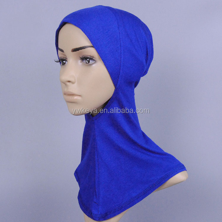 新しい到着の女性イスラム教徒の色のソリッドカラーキャップ、 卸売ビーニー2015女性のイスラム教のヒジャーブ仕入れ・メーカー・工場