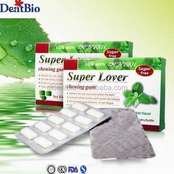 Blister Pack Super Lover Kiss Gum Sex Enhancement Chewing Gumchina Oem Price Supplier 21food 1087