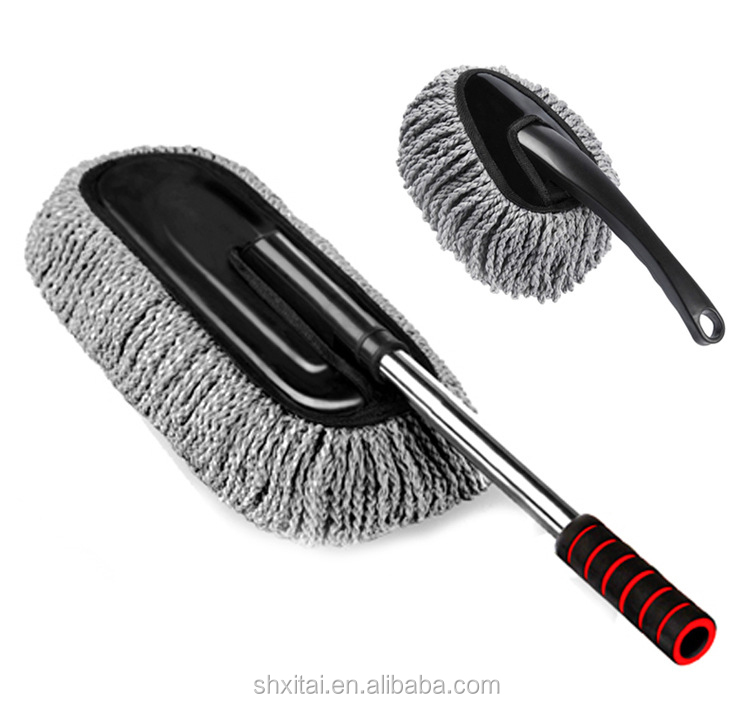 High quality car cleaning kits microfiber car wash brush with long and short handle