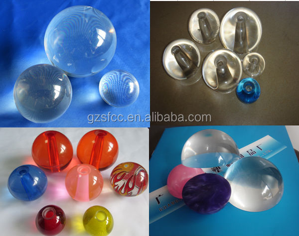 透明アクリル半球と紫、 pmmaはっきりと紫色の球問屋・仕入れ・卸・卸売り