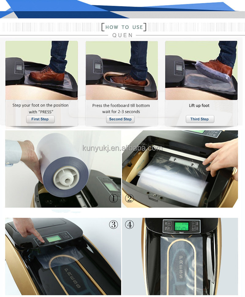 Chine gros avancée intelligente chaussures automatique distributeur de couvre