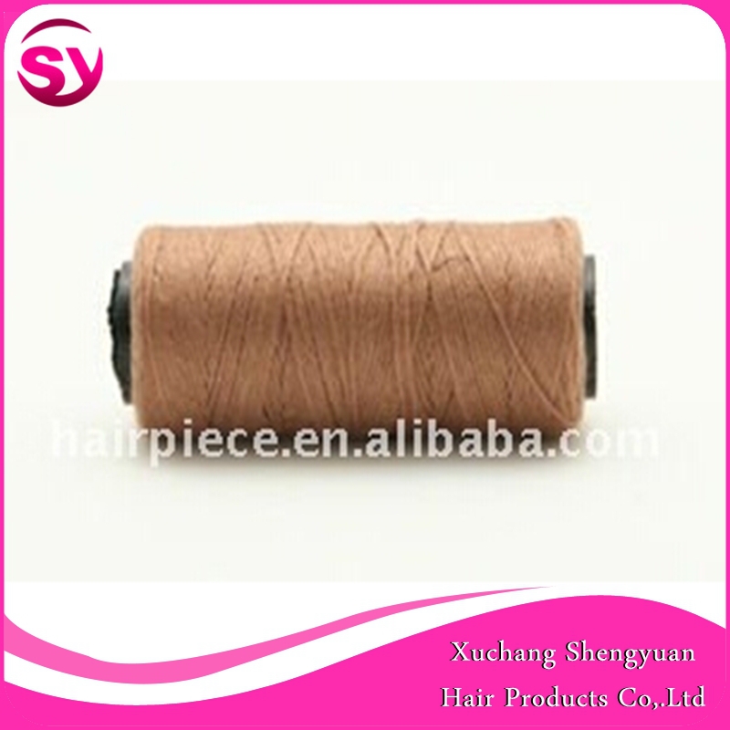 様々な色織りの糸卸売綿縫糸織り髪のための、 縫製用木綿糸の毛延長仕入れ・メーカー・工場