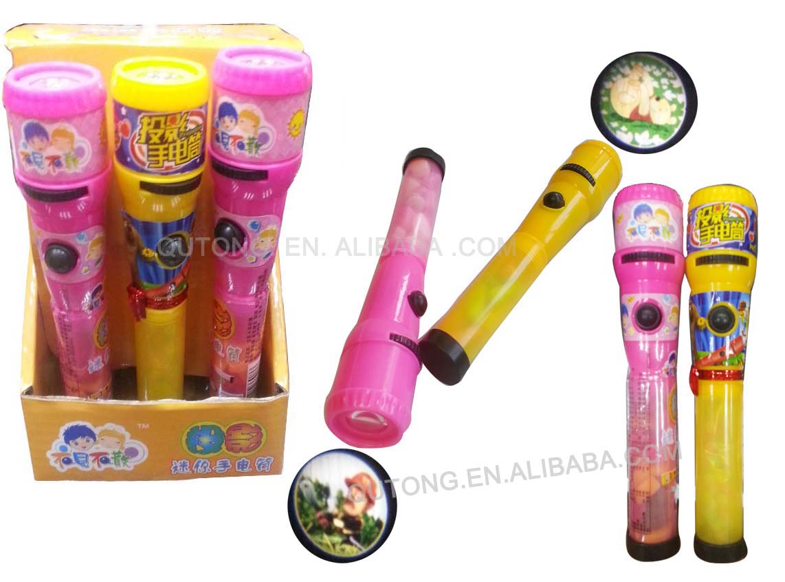 8g compressed candy projection plastic candy toy