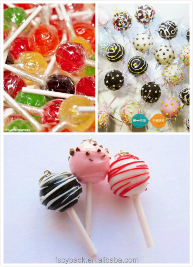 Full automatic candy lollipop wrapping machine