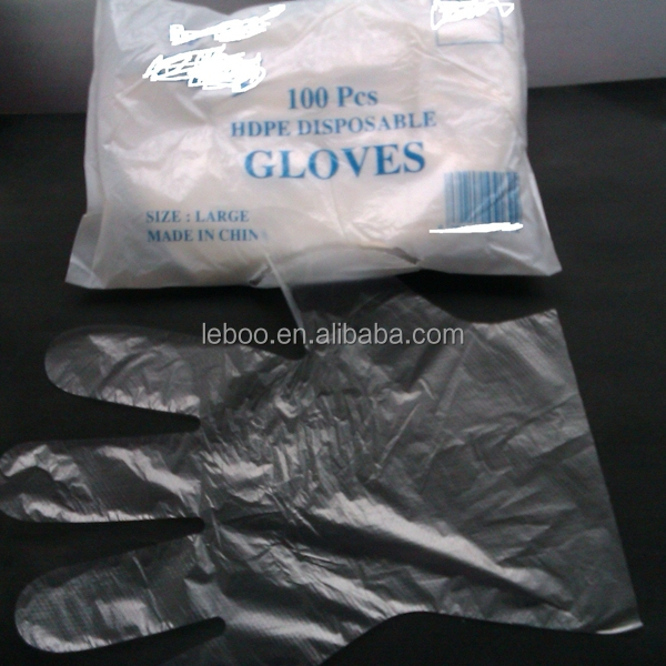 PE glove CLEAR