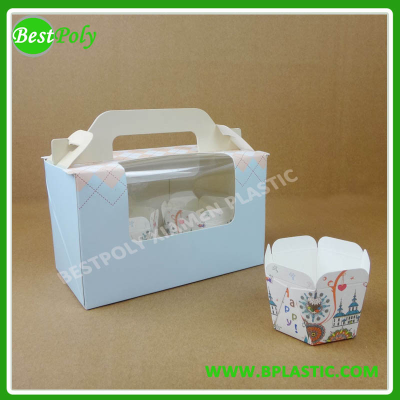 カスタム美しいケーキの紙箱、 ケーキ用の紙包装仕入れ・メーカー・工場