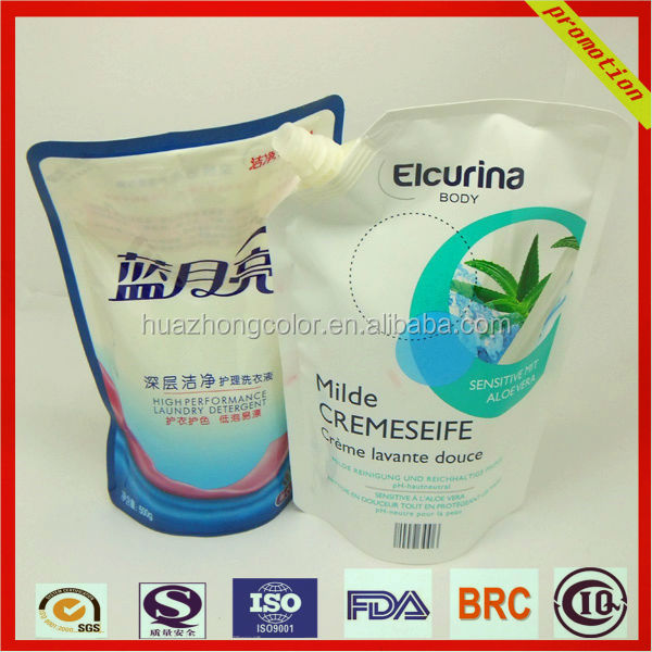 stand up pouch with spout