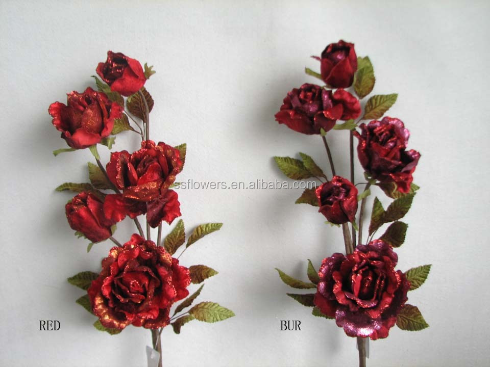 wholesales artificial flowers christmas 31.