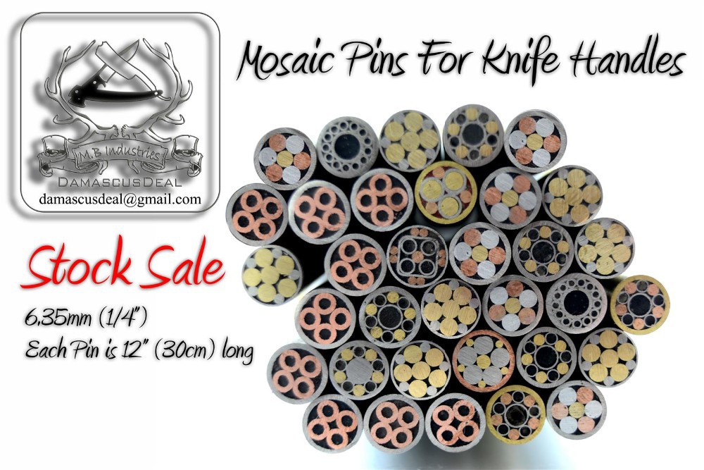 3mm,4mm,6mm,6.35mm,Mosaic Pins For Knife Handles Buy Mosaic Pins For
