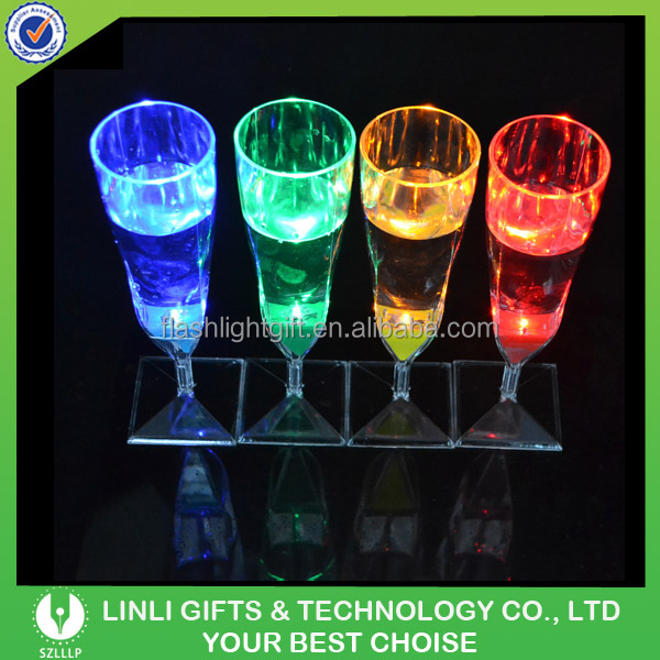 Liquid Activated Flashing Led Champagne Cup