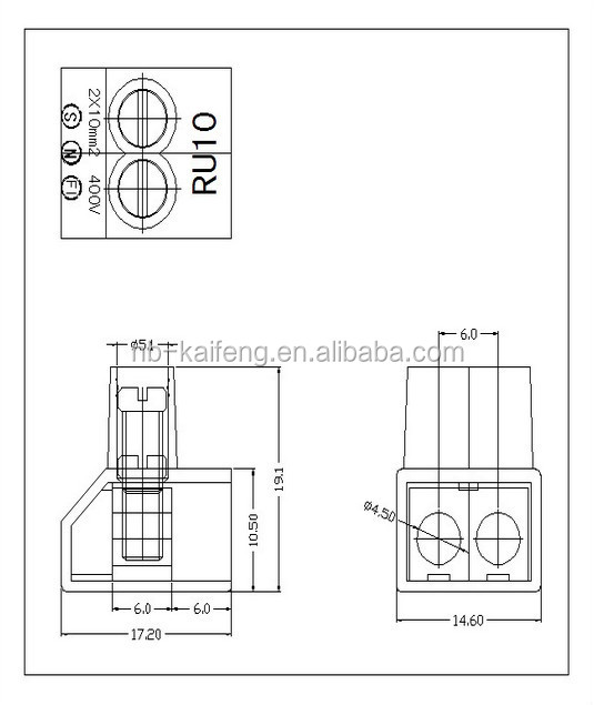 Rohs指令、 kfru10-t85pitch6mm付き端子台仕入れ・メーカー・工場