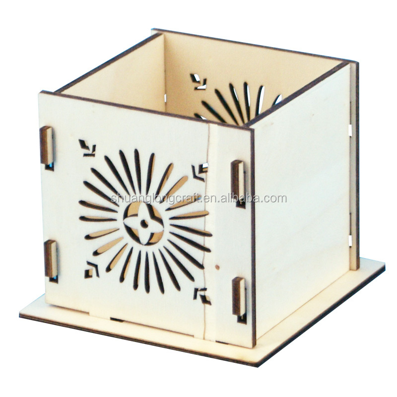 Handmade Laser Cut Wooden Pen Holder,Art Minds Wooden Crafts Buy