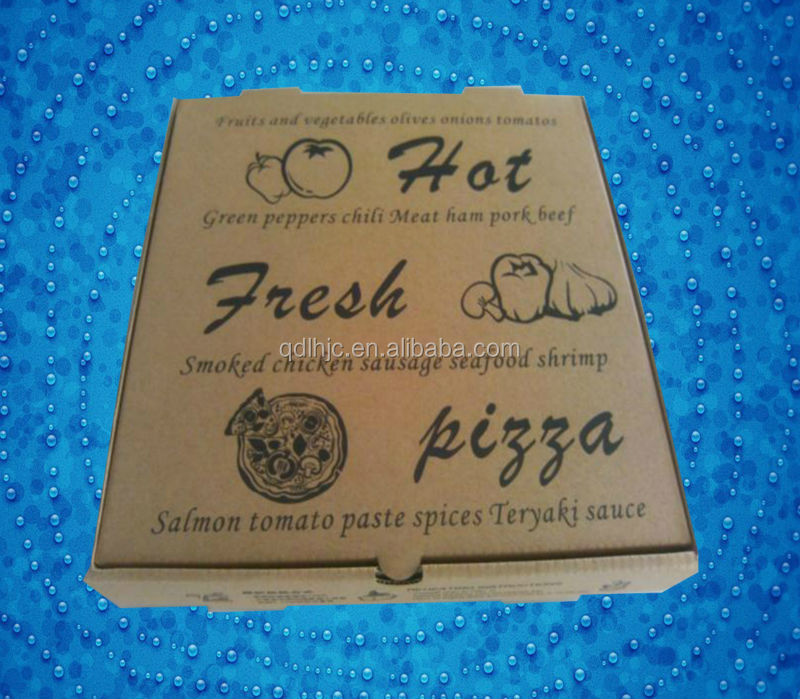High quality pizza delivery box, plain pizza box